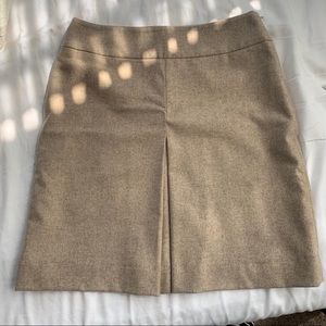 Tan Wool Banana Republic Skirt